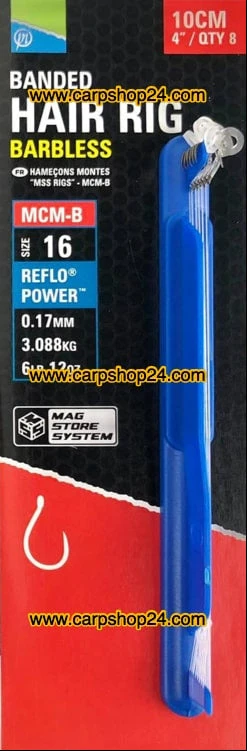 Preston MCM-B BANDED & BAYONET HAIR RIG BARBLESS 10cm - 6 Opties 5 Preston MCM-B BANDED & BAYONET HAIR RIG BARBLESS 10cm - 6 Opties - Afbeelding 5