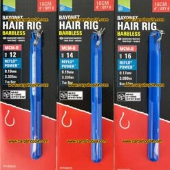 Preston MCM-B BANDED & BAYONET HAIR RIG BARBLESS 10cm - 6 Opties 13 Preston MCM-B BANDED & BAYONET HAIR RIG BARBLESS 10cm - 6 Opties -Visserij Benodigdheden Winkel Preston MCM B Bayonet Hair Rig Barbless 10cm Onderlijnen Weerhaakloos min