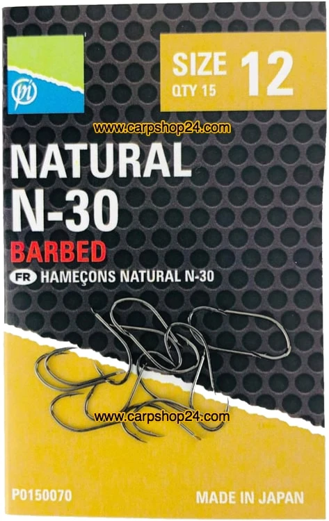 Preston NATURAL N-30 BARBED - 5 Opties 2 Preston NATURAL N-30 BARBED - 5 Opties - Afbeelding 2