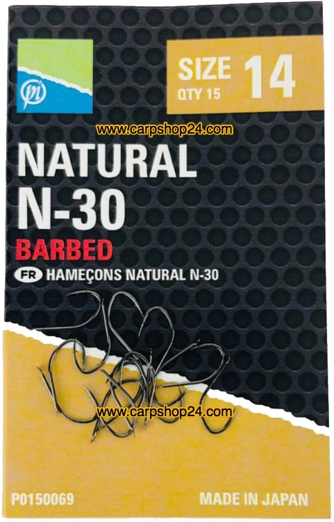 Preston NATURAL N-30 BARBED - 5 Opties 3 Preston NATURAL N-30 BARBED - 5 Opties - Afbeelding 3