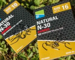 Preston NATURAL N-30 BARBED - 5 Opties 13 Preston NATURAL N-30 BARBED - 5 Opties -Visserij Benodigdheden Winkel Preston Natural N30 Barbed Haken Met Weerhaak 14 P0150069 1 min