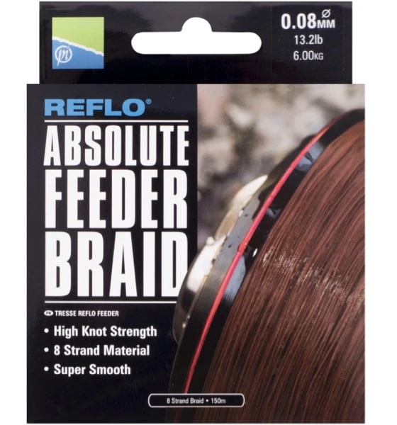 Preston REFLO ABSOLUTE FEEDER BRAID 150m - Afbeelding 5