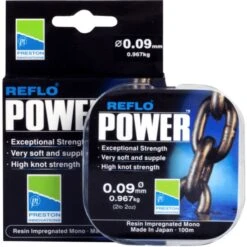 Preston REFLO POWER -Visserij Benodigdheden Winkel Preston Reflo Power Nylon Draad min