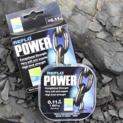 Preston REFLO POWER -Visserij Benodigdheden Winkel Preston Reflo Power Nylon Draad 3 min