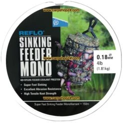 Preston REFLO SINKING FEEDER MONO -Visserij Benodigdheden Winkel Preston Reflo Sinking Feeder Mono Nylon Draad 018mm PSFM18 min