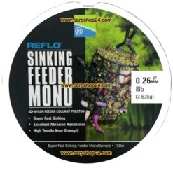 Preston REFLO SINKING FEEDER MONO -Visserij Benodigdheden Winkel Preston Reflo Sinking Feeder Mono Nylon Draad 026mm PSFM26 min