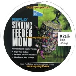 Preston REFLO SINKING FEEDER MONO -Visserij Benodigdheden Winkel Preston Reflo Sinking Feeder Mono Nylon Draad 028mm PSFM28 min