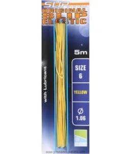 Preston SLIP ELASTIC 5m - 7 Opties -Visserij Benodigdheden Winkel Preston Slip Elastic Volle Elastiek 5m 6 106mm Yellow Geel min
