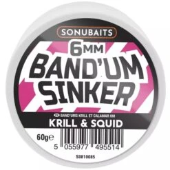 Sonubaits BAND'UM SINKERS 6mm, 8mm, 10mm -Visserij Benodigdheden Winkel Sonubaits Band Um Sinker Krill Squid 6mm S0810085 min