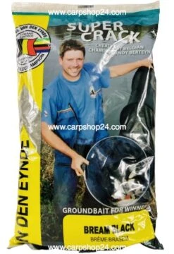 SUPERCRACK BRASEM 1kg -Visserij Benodigdheden Winkel Van Den Eynde Supercrack Brasem Zwart Black 1kg 30014 min