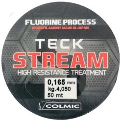 Colmic TECK STREAM 50m -Visserij Benodigdheden Winkel colmic nylon teck stream 016mm min