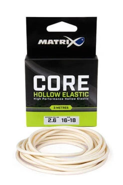 Matrix CORE HOLLOW ELASTIC 3m - 6 Opties -Visserij Benodigdheden Winkel core hollow elastic 3m 26mm 16 18size