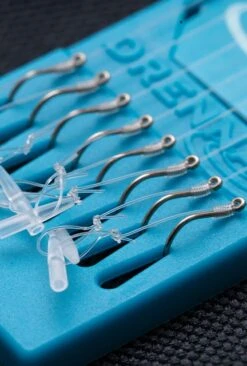 Drennan POWER PUSHSTOPS BARBLESS HOOKLENGTHS 6" - 15cm -Visserij Benodigdheden Winkel drennan Power Pushtops barbless hooklengths onderlijnen 2 min