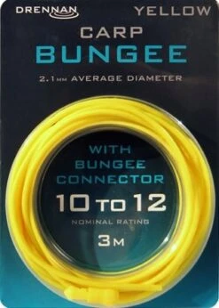 Drennan CARP BUNGEE 3m HOLLOW ELASTIC WITH CONNECTOR -Visserij Benodigdheden Winkel drennan carp bungee holle elastiek 1 min