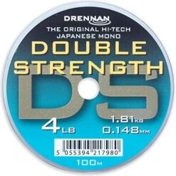 Drennan DOUBLE STRENGTH 100m -Visserij Benodigdheden Winkel drennan double strength 100m nylon 4lb 0148mm min