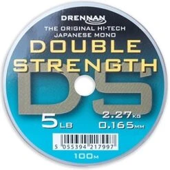 Drennan DOUBLE STRENGTH 100m -Visserij Benodigdheden Winkel drennan double strength 100m nylon 5lb 0165mm min