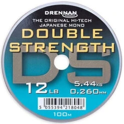 Drennan DOUBLE STRENGTH 100m -Visserij Benodigdheden Winkel drennan double strength nylon 12lb 100m 026mm min