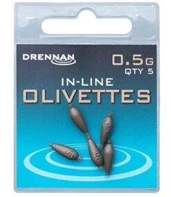 Drennan IN-LINE OLIVETTES -Visserij Benodigdheden Winkel drennan inline oilivettes 05 min