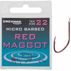 Drennan RED MAGGOT MICRO BARBED