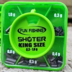 PLOMBS SHOTER BOXES -Visserij Benodigdheden Winkel fun fishing shoter box king size min