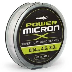 Matrix POWER MICRON 100m - 9 Opties -Visserij Benodigdheden Winkel gml031 matrix power micron nylon 014mm min