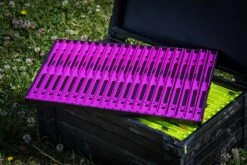 Matrix POLE WINDERS LOADED TRAY - 5 Opties -Visserij Benodigdheden Winkel gpw010 matrix 26cm purple pole winder tray 21 winders tray only zitkistlade 1 min