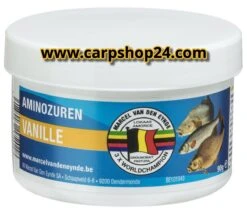 AMINOZUREN 90g -Visserij Benodigdheden Winkel marcel van den eynde aminozuren 90g vanille min