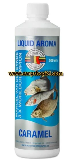 LIQUID AROMA 500ml -Visserij Benodigdheden Winkel marcel van den eynde liquid aroma 500ml caramel min
