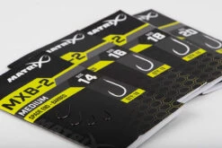 Matrix MXB-2 MEDIUM SPADE END BARBED - 4 Opties -Visserij Benodigdheden Winkel mxb 2 spread wht 2