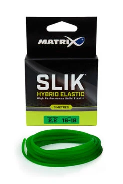 Matrix SLIK ELASTIC - 8 Opties -Visserij Benodigdheden Winkel slik hybrid elastic 3m 22mm 16 18size