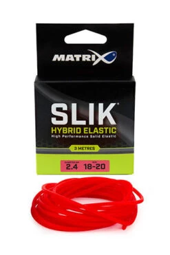 Matrix SLIK ELASTIC - 8 Opties -Visserij Benodigdheden Winkel slik hybrid elastic 3m 24mm 18 20size