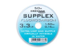 Drennan SUPPLEX FLUOROCARBON 50m -Visserij Benodigdheden Winkel supplex fluorocarbon 3.3 a