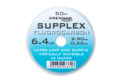 Drennan SUPPLEX FLUOROCARBON 50m -Visserij Benodigdheden Winkel supplex fluorocarbon 6.4 a