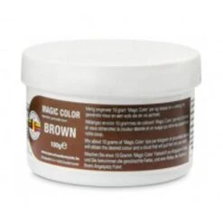 MAGIC COLOR 100g -Visserij Benodigdheden Winkel van den eynde magic color kleurstof brown bruin min